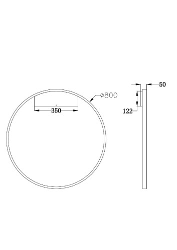 Настенный светильник Maytoni Rim MOD058WL-L50BS4K