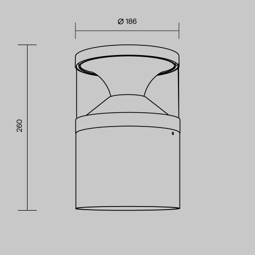 Ландшафтный светильник Maytoni Pyro O496FL-L21B3K