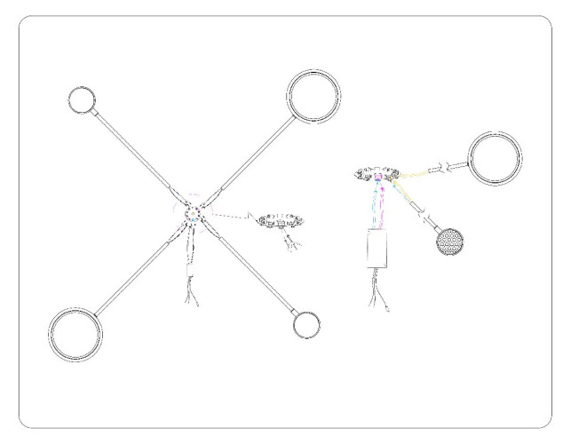 Люстра на штанге Ambrella Light Comfort LineTech FL51631