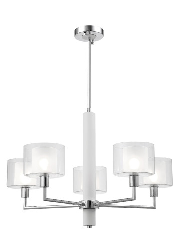 Люстра на штанге Crystal Lux MAESTRO SP-PL5 CHROME