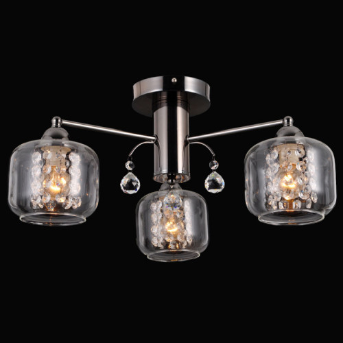 Накладная люстра Natali Kovaltseva LAINA 75091/3C DARK CHROME