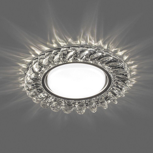 Встраиваемый светодиодный светильник Ambrella Light GX53 LED G214 CH/WH