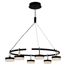 Подвесная люстра Delight Collection P0855-6C black