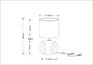 Настольная лампа Arte Lamp Zaurak A5035LT-1CC