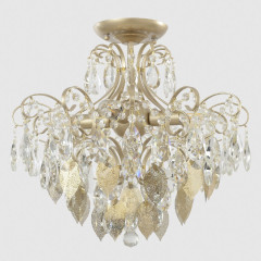 Потолочный светильник Crystal Lux ESMIRALDA PL4 GOLD