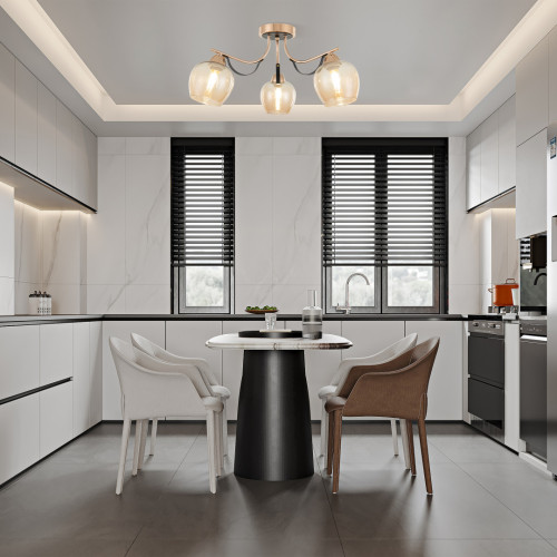 Потолочная люстра Arte Milano Amalfi 322306/3 FG+BK