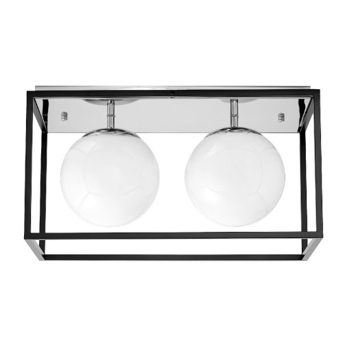 Потолочный светильник Lumina Deco Maldini LDC 8060-2 CHR+BK