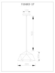 Подвесной светильник Moderli Genoa V11560-1P