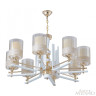 Подвесная люстра Arte Milano Florentia-6087 306087/8 Wh/Gd