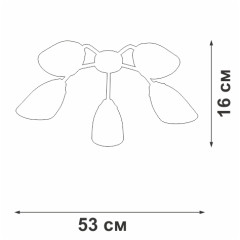Потолочная люстра Vitaluce V31950/5PL