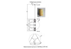 Подвесной светильник Crystal Lux AMARILLO SP18W LED BRASS