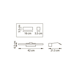 Подсветка для зеркал Lightstar Muro Spec 808687-4