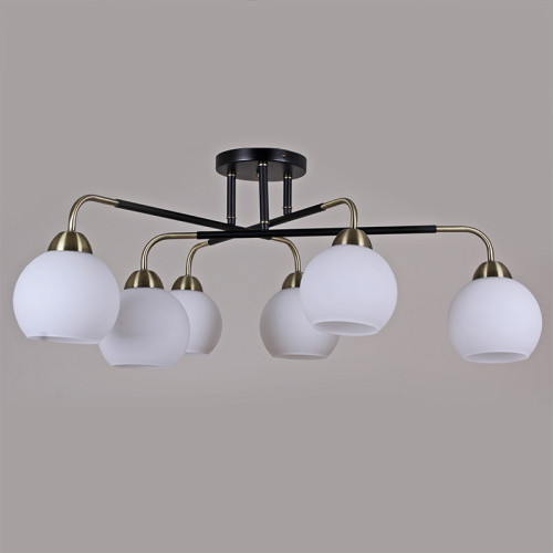 Люстра на штанге Illumico IL0252-6CSQ-79 BK AB