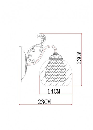 Бра Arte Lamp A7062AP-1AB