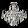 Потолочный светильник Crystal Lux ESMIRALDA PL4 SILVER