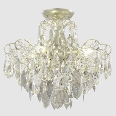 Потолочный светильник Crystal Lux ESMIRALDA PL4 SILVER