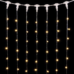 Гирлянда Занавес с Колпачком Laitcom (LTC) 600 LED PCL602CAP-10-2WW