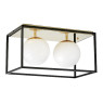 Потолочный светильник Lumina Deco Maldini LDC 8060-2 F.GD+BK