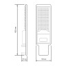 Уличный светодиодный консольный светильник Gauss Avenue 629536320