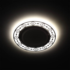 Встраиваемый светильник ЭРА DK LD28 WH/BK Б0037390