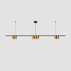 Подвесной светильник Denkirs Orbit DK4063-BK+SG