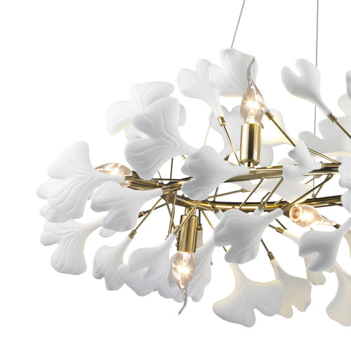 Люстра 10881P/R800 gold/white