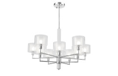 Люстра на штанге Crystal Lux MAESTRO SP-PL5+5 CHROME