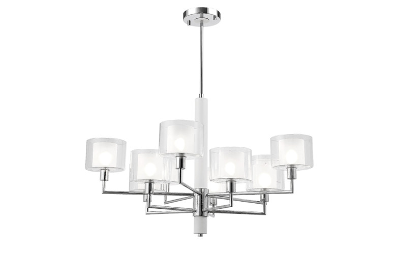 Люстра на штанге Crystal Lux MAESTRO SP-PL5+5 CHROME