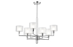 Люстра на штанге Crystal Lux MAESTRO SP-PL5+5 CHROME