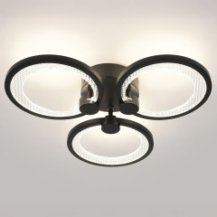 Потолочный светильник Эра Модерн Odry CLL-1-46W 3K-6,5K RC BK