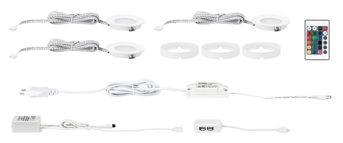 Мебельный светодиодный светильник Paulmann Micro Line Led Platy 93568