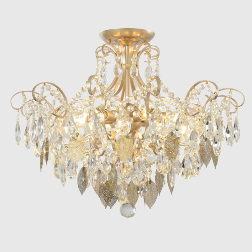 Потолочная люстра Crystal Lux ESMIRALDA PL6 GOLD
