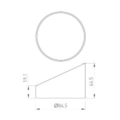 Бленда Arlight LGD-HOOD-R85 (WH) 046771
