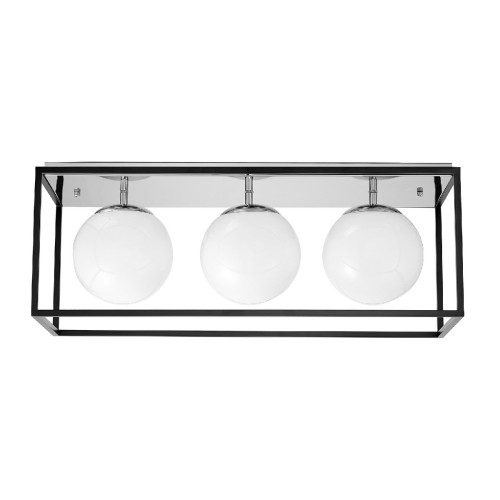 Потолочный светильник Lumina Deco Maldini LDC 8060-3 CHR+BK