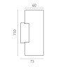 Настенный светильник Lightstar Rullo HP16 204636