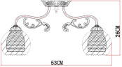 Потолочная люстра Arte Lamp A7062PL-3AB