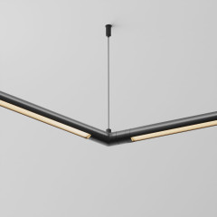 Угловой коннектор 120° без ввода питания Maytoni Shelf CA018LWC-B