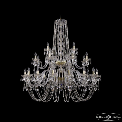 Подвесная люстра Bohemia Ivele Crystal 1402/16+8+4/460/2d G