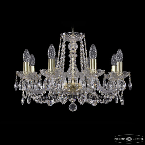Подвесная люстра Bohemia Ivele Crystal 1402/8/195 G