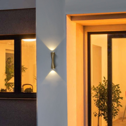 Уличный настенный Reluce 86876-9.2-001JH LED2*3W GD RLOS