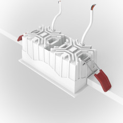 Встраиваемый светильник Maytoni Technical Alfa LED DL043-02-10W4K-D-SQ-W