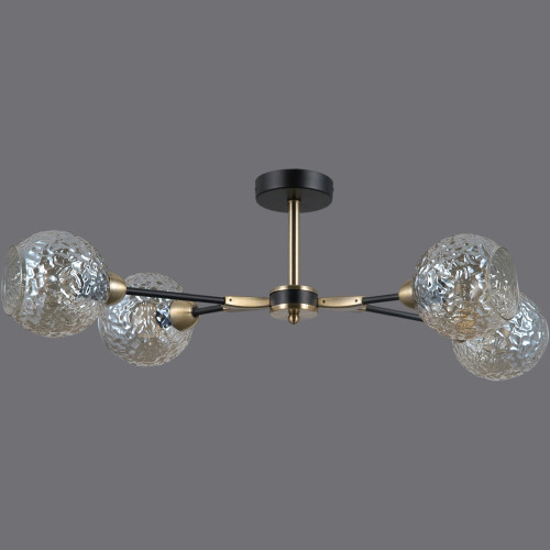 Люстра на штанге Illumico IL0253-4CSQ-79 BK AB