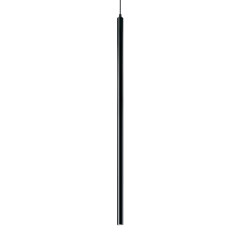 Подвесной светодиодный светильник Ideal Lux Ultrathin SP1 Big Round Nero 142913