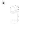 Трековый магнитный светильник Arlight MAG-SPOT-45-R65-18W Day4000 (BK, 36 deg, 24V, DALI) 046594