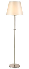 Торшер Crystal Lux Nicolas NICOLAS PT1 NICKEL/WHITE