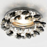 Встраиваемый светильник Ambrella Light Crystal K206 BK/CH