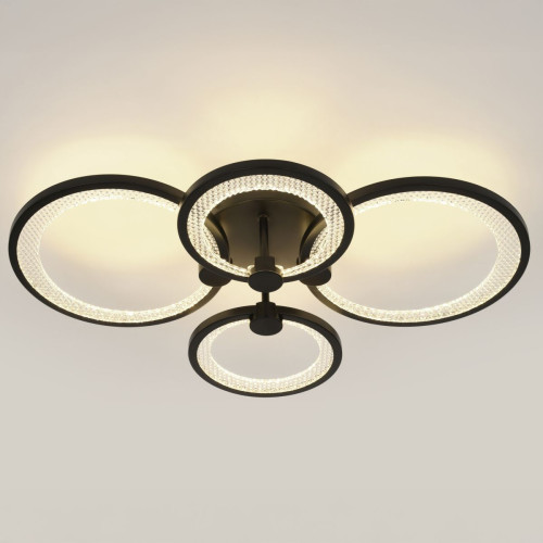 Потолочный светильник Эра Модерн Odry CLL-1-78W 3K-6,5K RC BK