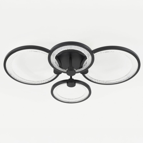 Потолочный светильник Эра Модерн Odry CLL-1-78W 3K-6,5K RC BK