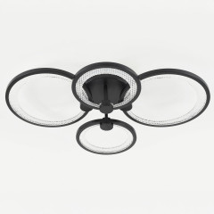 Потолочный светильник Эра Модерн Odry CLL-1-78W 3K-6,5K RC BK