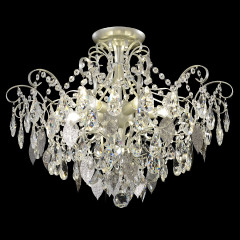 Потолочная люстра Crystal Lux ESMIRALDA PL6 SILVER